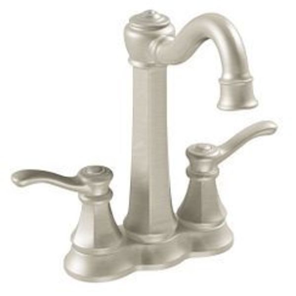 Moen Stainless Two-Handle Bar Faucet 5994CSL